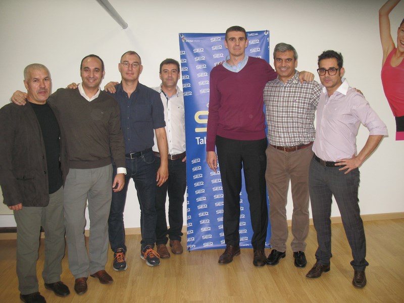 Equipo Cadena SER en la Presentación de la Liga