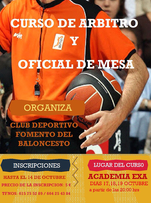 Curso de Árbitros y Auxiliares de Mesa